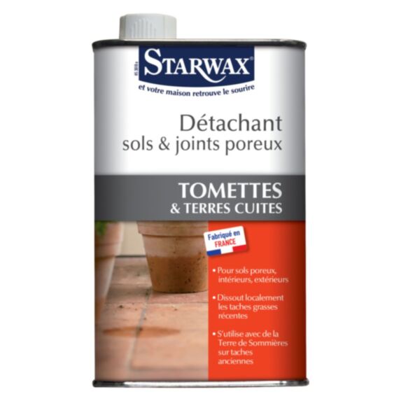 Détachant sols et joints poreux - STARWAX
