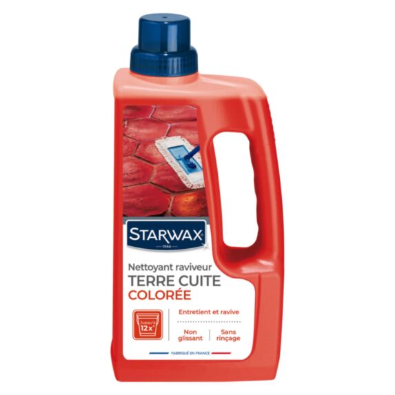 Nettoyant Raviveur Coloré pour Tomettes et Terres Cuites 1L - STARWAX