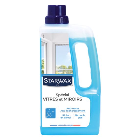 Nettoyant Spécial Vitres et Miroirs 1L - STARWAX