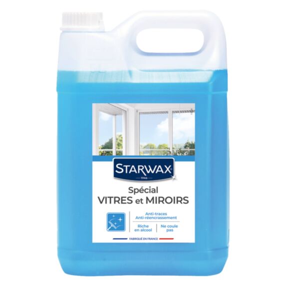 Nettoyant Spécial Vitres et Miroirs 5L - STARWAX
