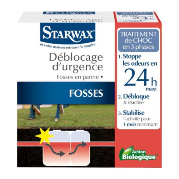 Traitement d'urgence fosses bloquées 3x200gr - STARWAX