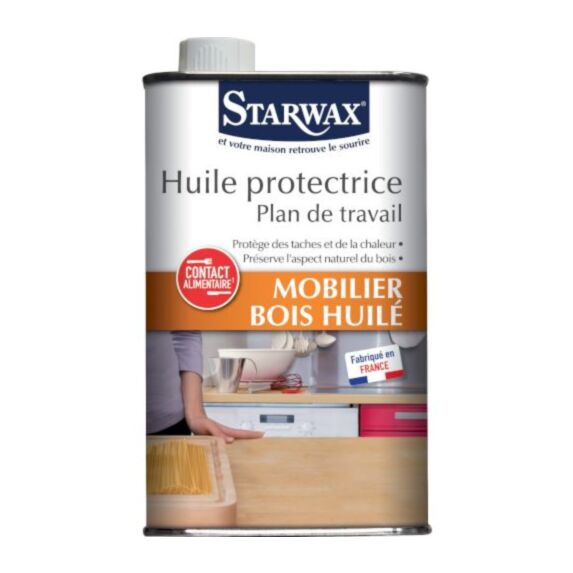 Huile protectrice plan de travail 500ml - STARWAX