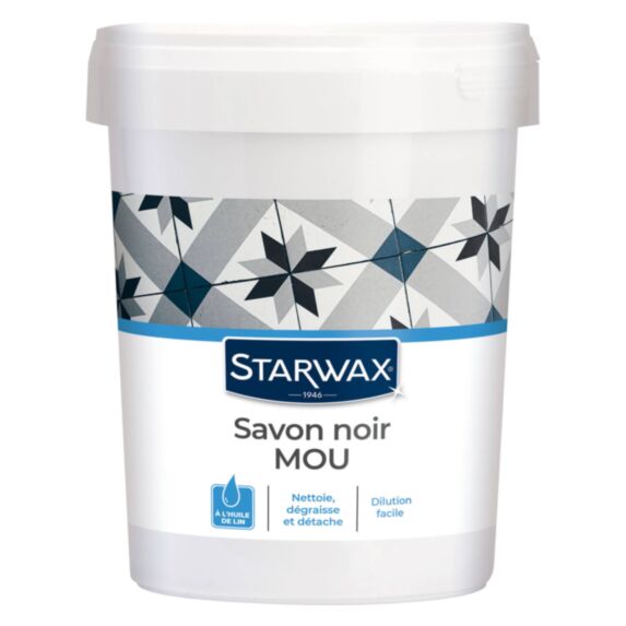 Savon Noir Mou à l'Huile de Lin 1kg - STARWAX