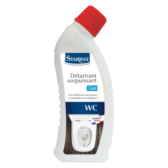 Détartrant surpuissant gel WC 750ml - STARWAX