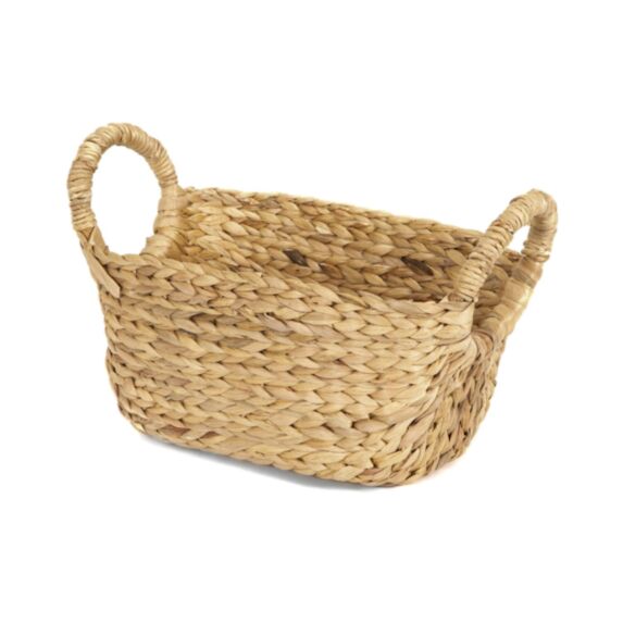 Panier Caracas Jacinthe d'eau 36x19x22cm Naturel - COMPACTOR