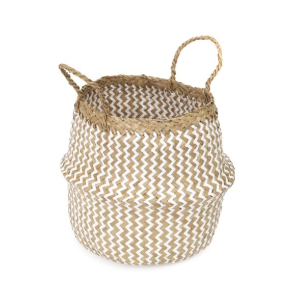 Panier Jonc de mer naturel Belly Taille S 27x26cm