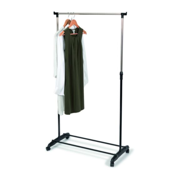 Portant à vêtement simple L.78xH. 85/165xP.42 cm