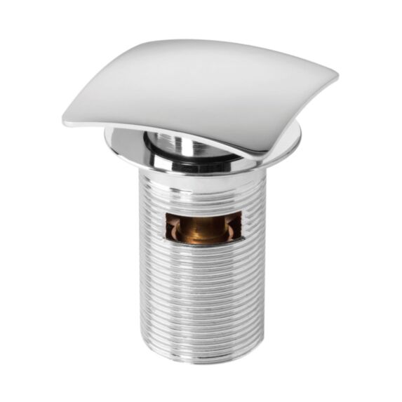 Bonde de lavabo Quick-clac en laiton clapet carré - WIRQUIN