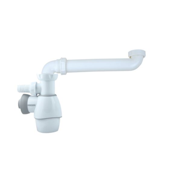 Siphon tout en un universel pour lavabo/évier 1 bac - WIRQUIN