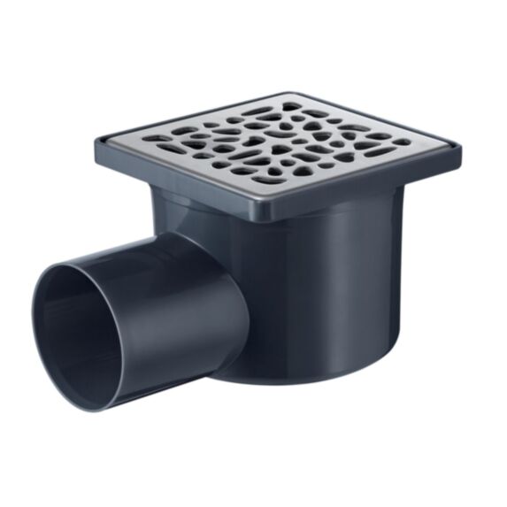 Siphon de sol maçonner l'italienne 10 x 10 cm - WIRQUIN