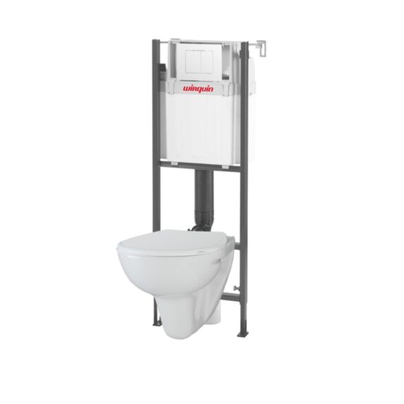 Pack WC suspendu mural gain de place