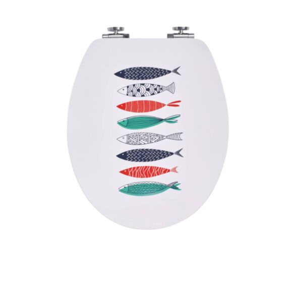 Abattant WC Diplomat Sardines bois compressé - WIRQUIN