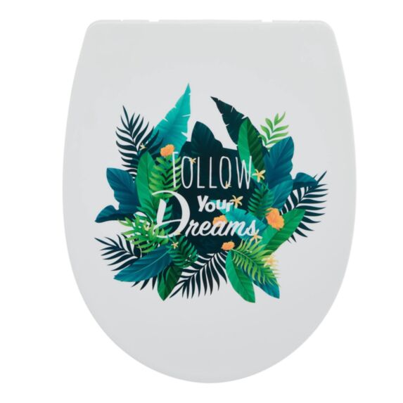 Abattant WC thermoplastique Marbella décor 