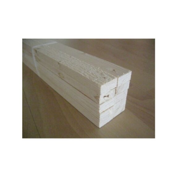 6 tasseaux sapin brut du nord 200x2,5x2,5cm