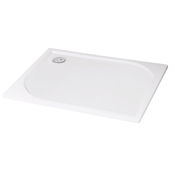 Receveur de douche à poser Hestia 80x120cmx3cm résine blanc - ONDEE