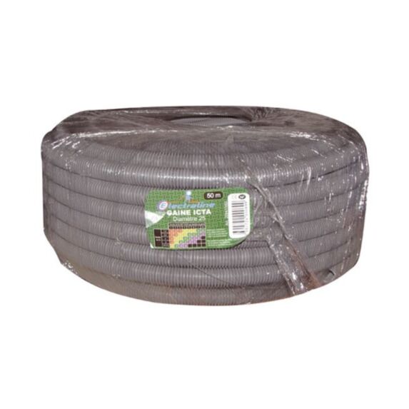 Gaine ICTA avec tirefil 25mm² 50m - ELECTRALINE