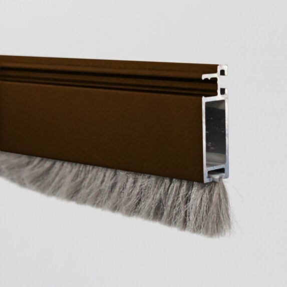 Profil Moustiquaire Fixe Moustikit Aluminium Marron 2.50m