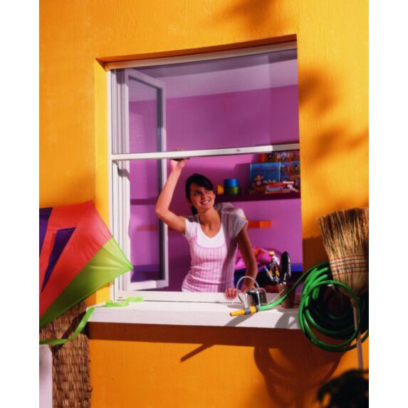 Moustiquaire Enrouleur L1,25xH1,60m Blanc - MOUSTIKIT OPTIMA