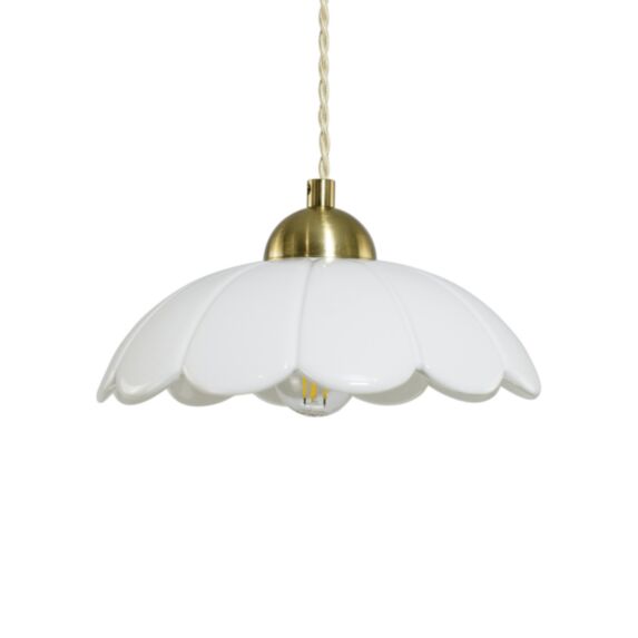 Suspension Claris céramique Ø23cm blanc - C-CREATION