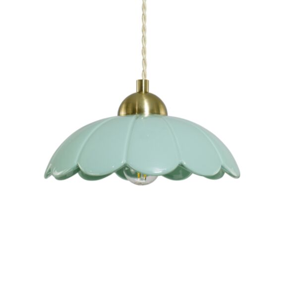 Suspension Claris céramique Ø23cm vert - C-CREATION