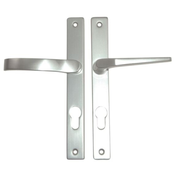 Ensemble sur plaques étroite cylindre avec un col raccourci aluminium naturel