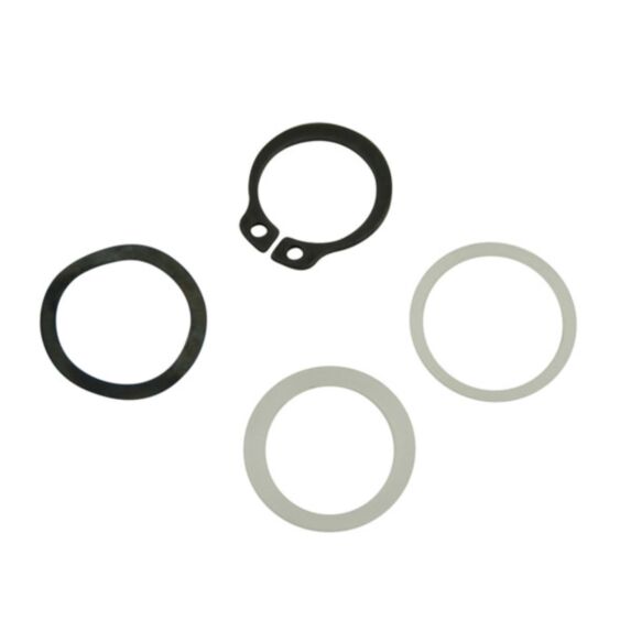 Lot Circlips + Rondelles ajustement + Rondelles plastiques poignée porte