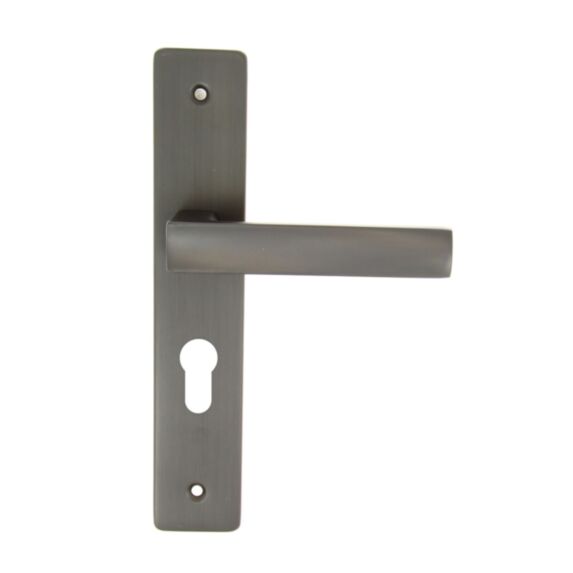 Poignées porte + plaque Vélizy cylindre canon de fusil - CHRISLIGNE