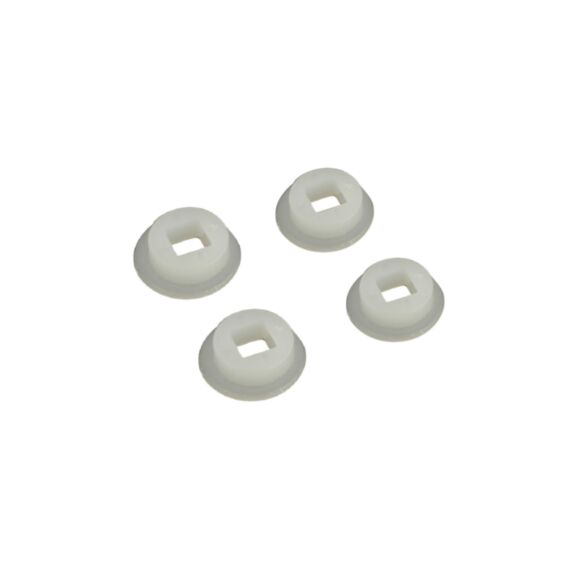 2 portées C6 et 2 portées C7 nylon blanc - LINEA BERTOMANI