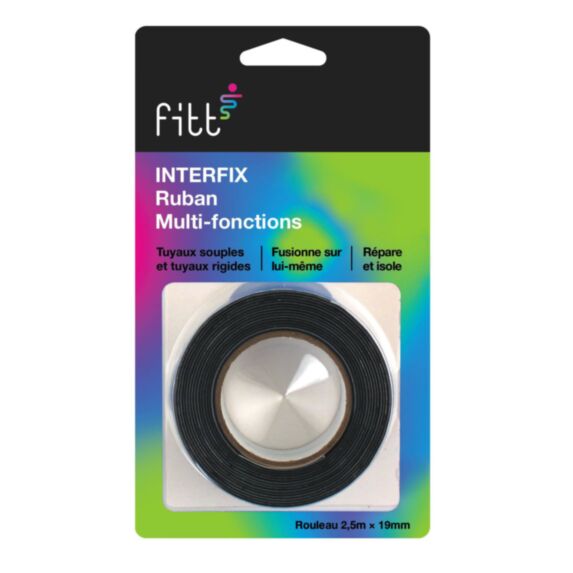 Ruban multifonction auto-amalgamant 2,5 m  - INTERPLAST