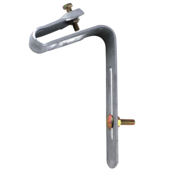 étrier galvanisé sans plaque pour plaque ondulée avec visserie 6 x 25 mm - INTERPLAST