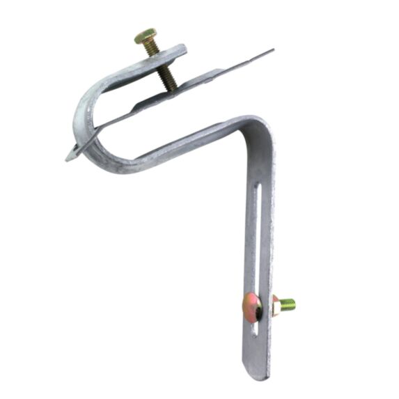 étrier galvanisé avec plaque pour tuile avec visserie 6 x 25 mm - INTERPLAST