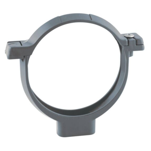 Easy Clôture Collier de fixation carré 60 x 60 mm pour portillon grillagé Gris anthracite