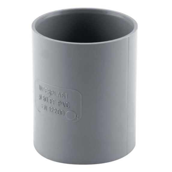manchon gouttière ff pvc 50 gris - INTERPLAST