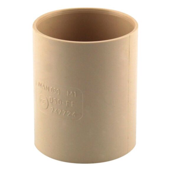 manchon gouttière ff pvc 50 sable - INTERPLAST
