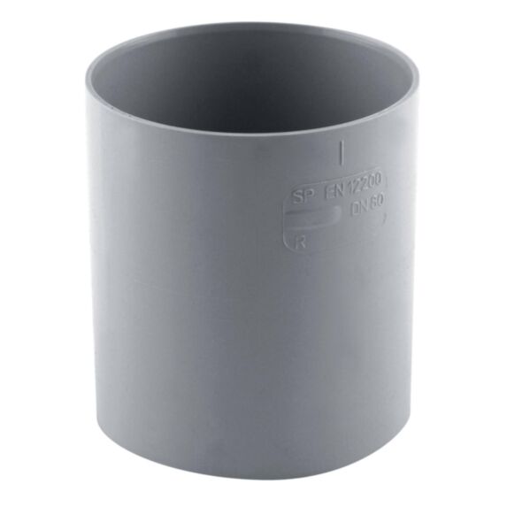 manchon gouttière ff pvc 80 gris - INTERPLAST