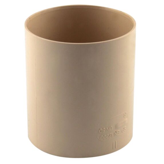 manchon gouttière ff pvc 80 sable - INTERPLAST