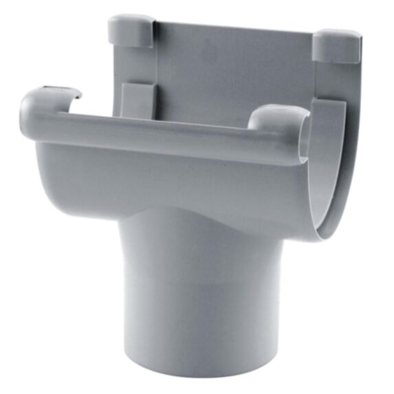 naissance centrale pvc 16 grise à coller - INTERPLAST