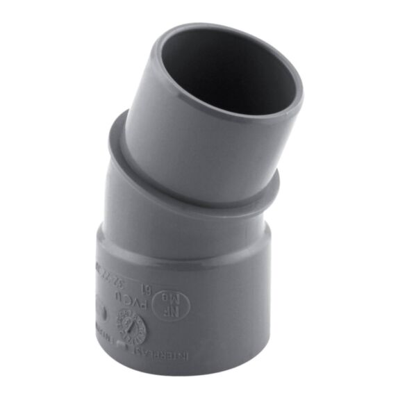 Coude pvc 20° mf ø 32 nfme - INTERPLAST