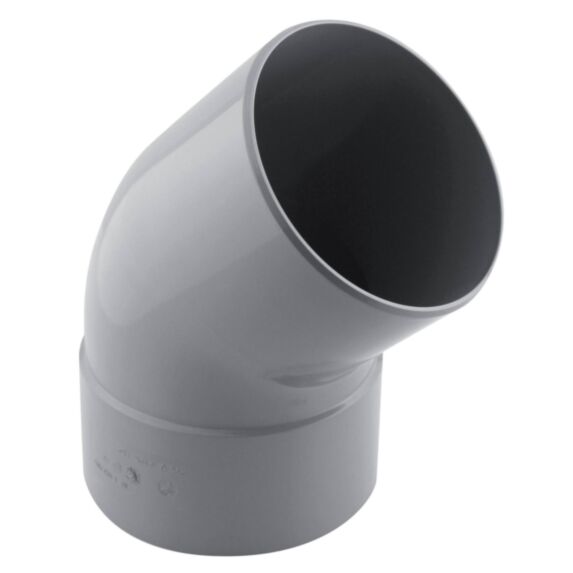 Coude PVC 45° MF Diam.125 - INTERPLAST