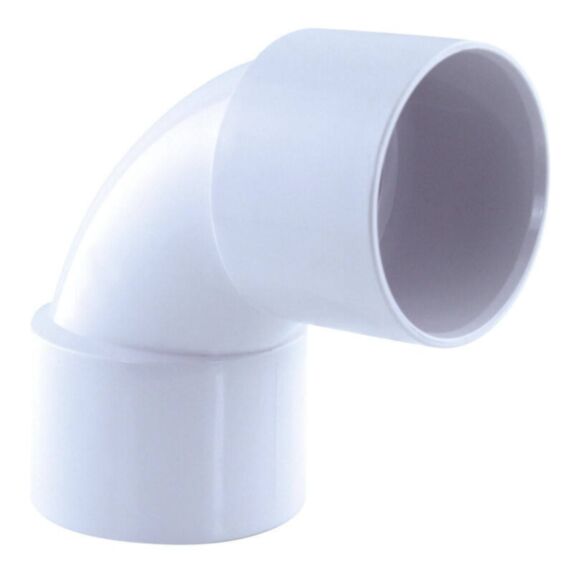 coude pvc 87° ff ø 40 blanc - INTERPLAST