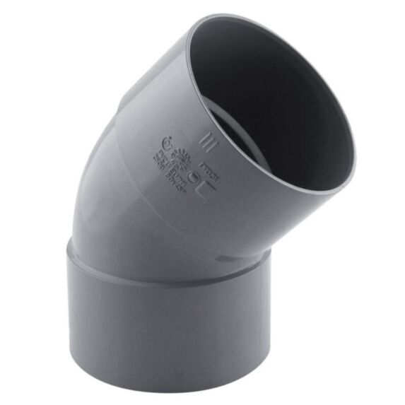 Coude pvc 45° ff ø 80 nfme - INTERPLAST
