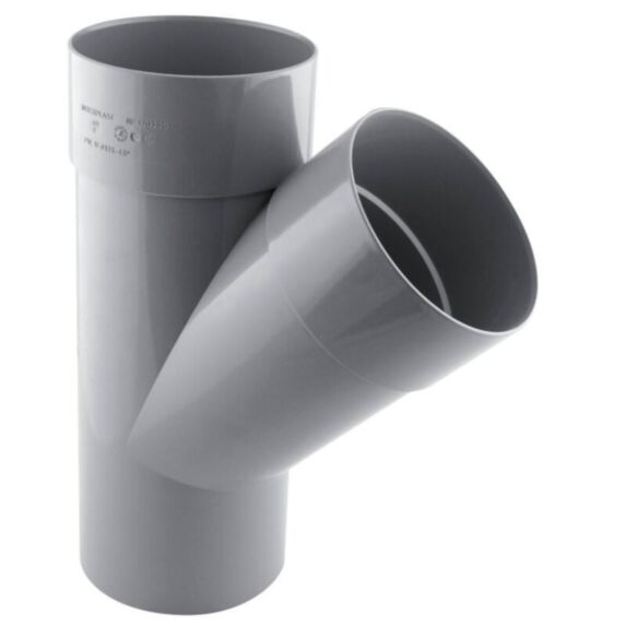 Culotte PVC 45° MF Diam.125 - INTERPLAST