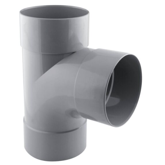 Culotte PVC 87° FF Diam.125 - INTERPLAST