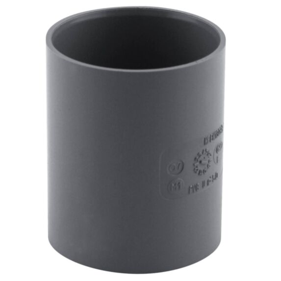 Manchon pvc à butée ff ø 50 nfe-nfme - INTERPLAST