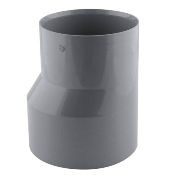 Réduction excentrée MF PVC Diam.125/100 - INTERPLAST