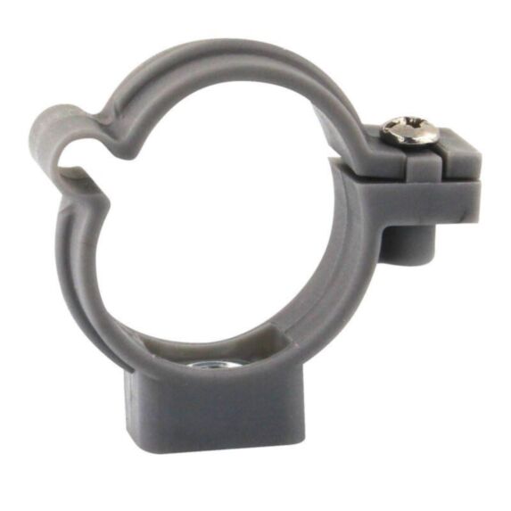 Collier de fixation charnière PVC évacuation Ø32 - INTERPLAST