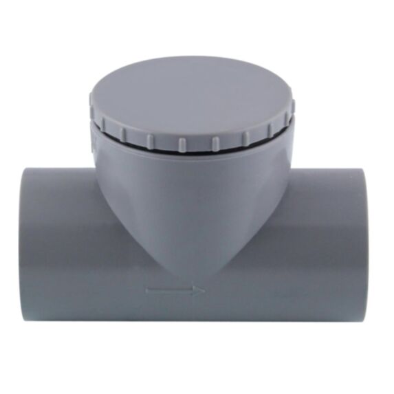 Clapet anti-retour pvc ø 40 ss blister - INTERPLAST