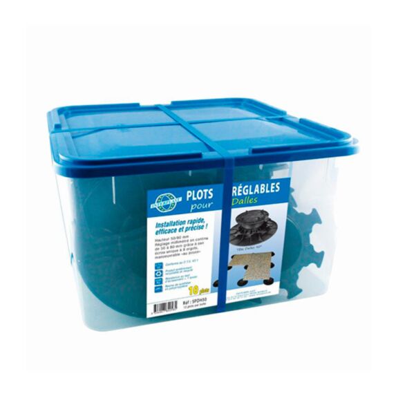 Plot pour dalle H.50/80mm - INTERPLAST