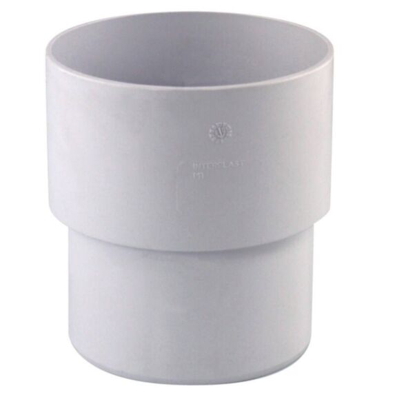 Manchon de raccordement PVC blanc pour WC - INTERPLAST