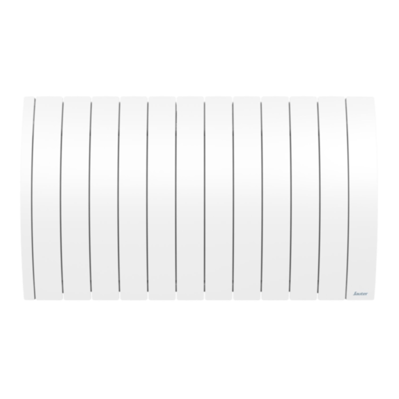 Radiateur inertie fluide connecté Ipala 2000W horizontal - SAUTER